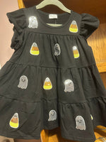 Ghost/Candy Corn Sequin Dress