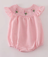 Rose Smocked Bubble
