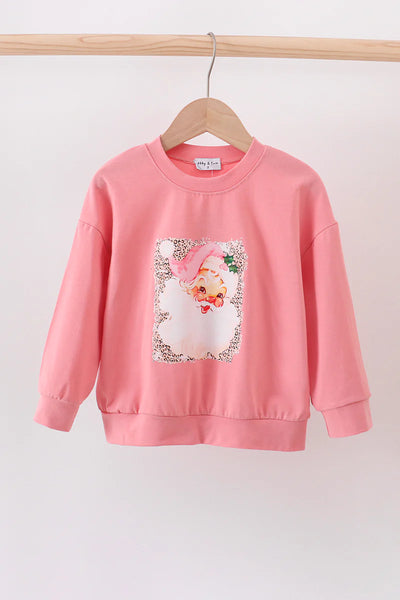 Cheetah Santa Pullover