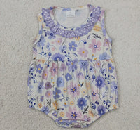 Purple Floral Bubble