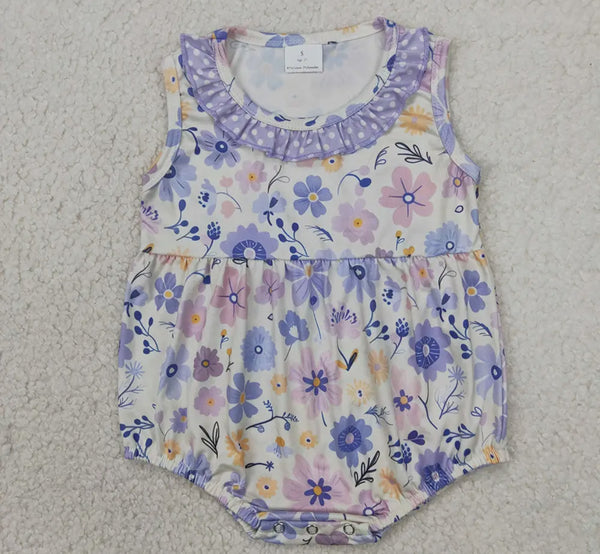 Purple Floral Bubble