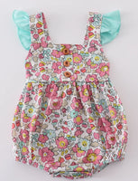 Pink/Mint Floral Bubble