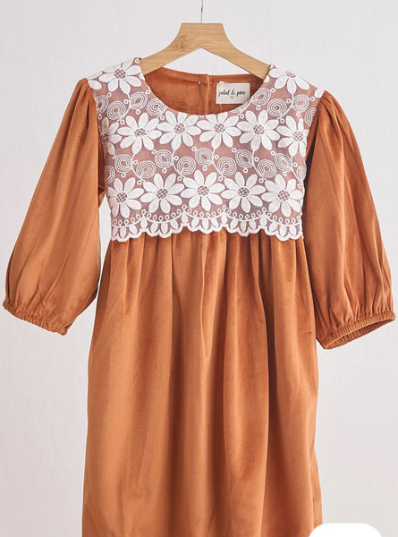 Lace Carmel Dress