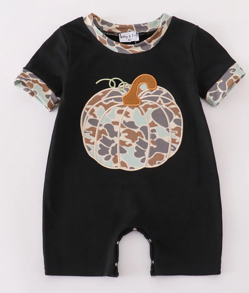 Camo Pumpkin Onesie