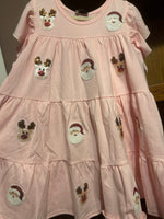 Reindeer/Santa Sequin Dress