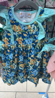 RTS Blue Floral Dress
