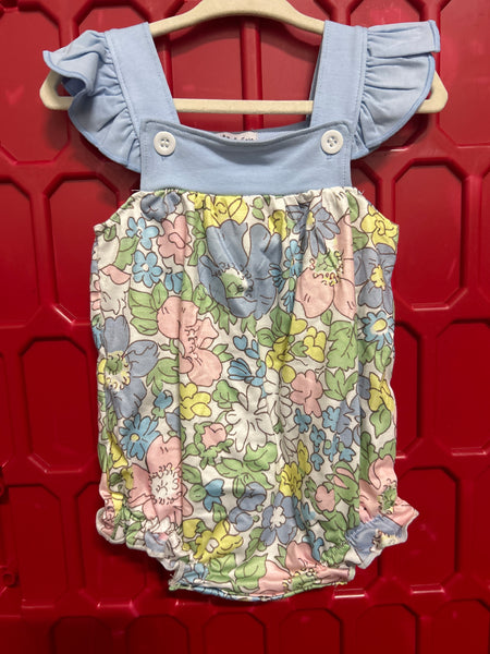Pink/Blue Floral Bubble