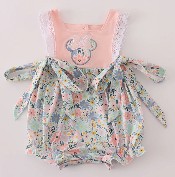 Pink Floral Mouse