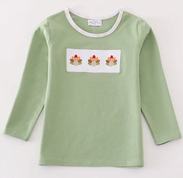Green Turkey Top