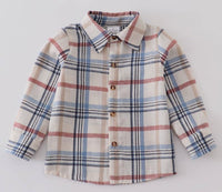 Blue Striped Flannel