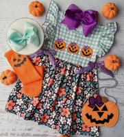 RTS Floral Pumpkin Dress