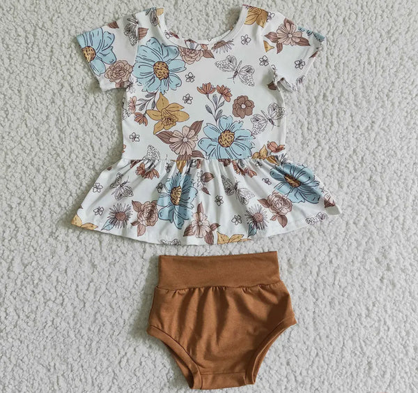 Brown Bummie Set