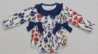 Navy Floral Bubble