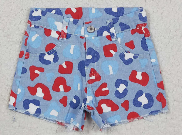 Fourth Blue Cheetah Shorts