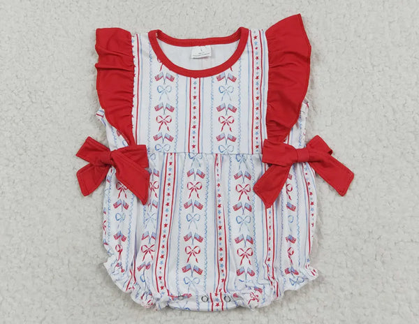 Red Ribbon Flag Bubble