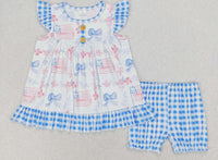 Flag, Bow & Plaid Set
