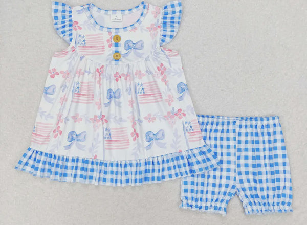Flag, Bow & Plaid Set