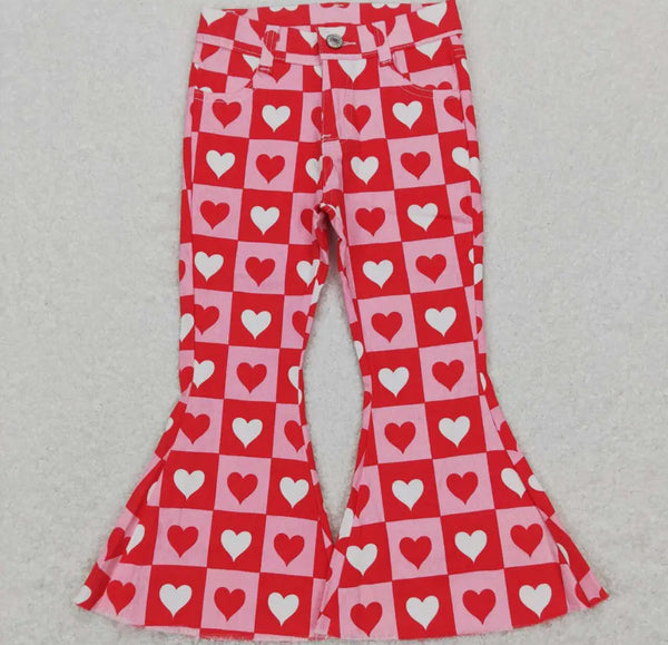 Heart Denim Bells