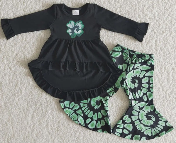 Black Shamrock Set