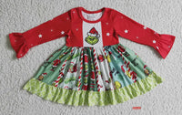 Green Guy Twirl Dress