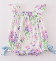 Purple Floral Bubble
