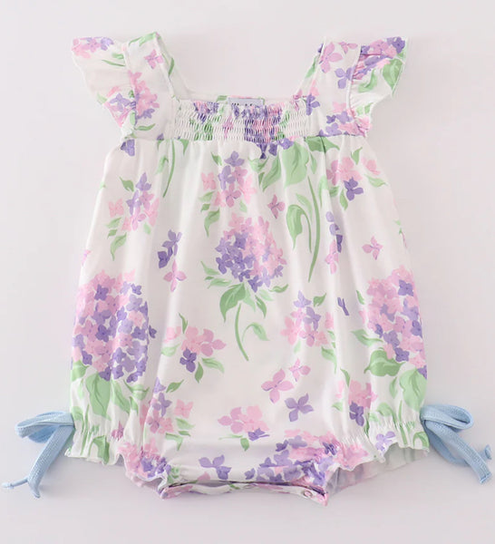 Purple Floral Bubble