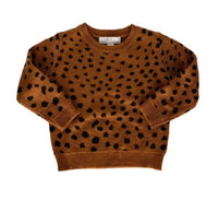Dark Tan Cheetah Sweater
